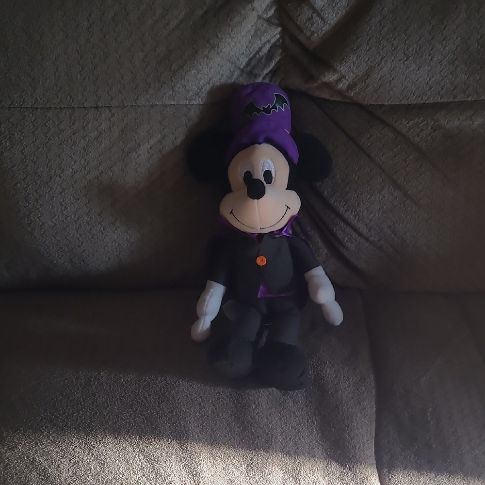 Disney Purple and Black Mickey Mouse Plush